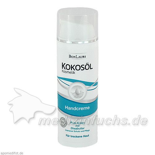 BonLauri Handcreme Pure Kokos mit Sheabutter, 50 ML