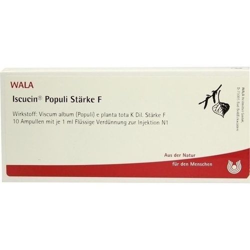 ISCUCIN POPULI STAERKE F, 10X1 ML