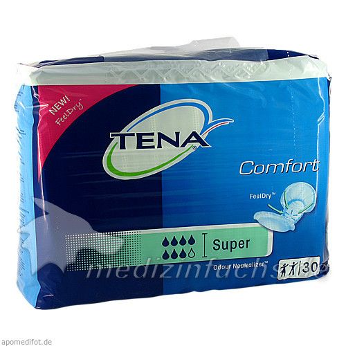 TENA COMFORT SUPER VORLAGE, 30 ST