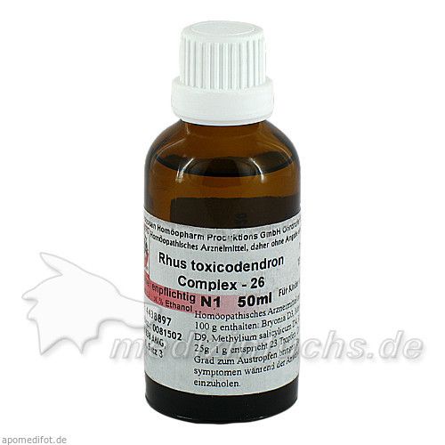 RHUS TOX 26 RHEUMATOPLEX, 50 ML