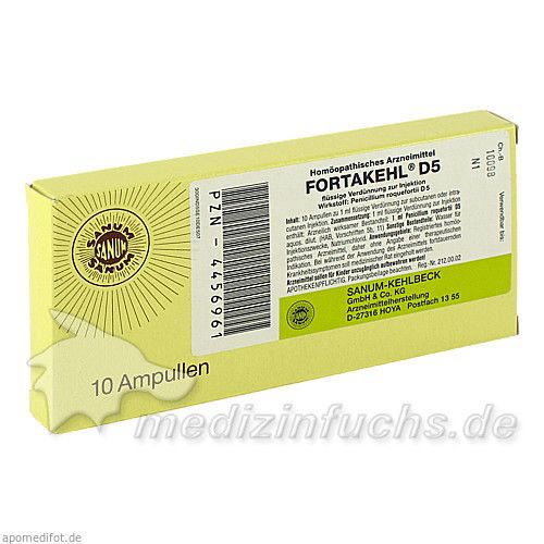 FORTAKEHL D 5, 10X1 ML