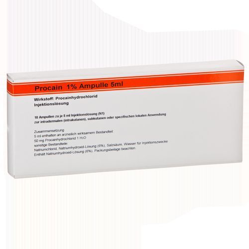 Procain Röwo 1% Ampulle 5ml, 10X5 ML