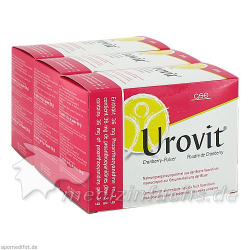 Urovit Cranberry Pulver, 90X3 G