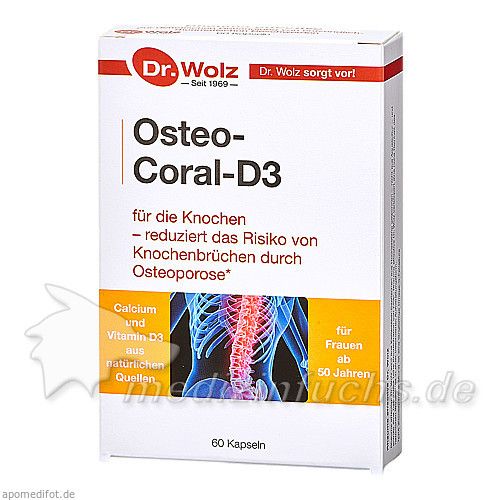 Osteo-Coral-D3 Dr. Wolz, 60 ST