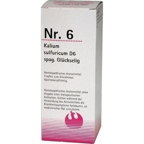 Nr. 6 Kalium sulfuricum D6 spag. Glückselig, 100 ML