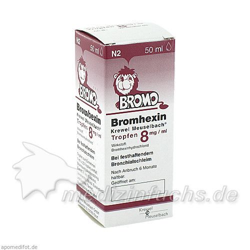 BROMHEXIN K.Meuselb.Trf.8mg/ml, 50 ML