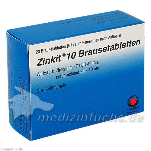 ZINKIT 10 Brausetabletten, 20 ST