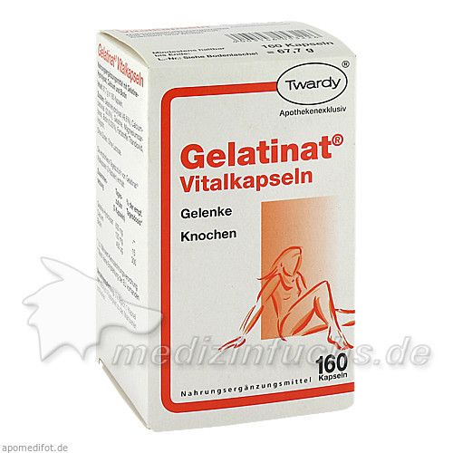 GELATINAT VITALKAPSELN, 160 ST