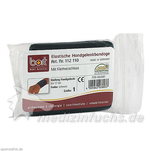 BORT Handgelenkbandage schwarz Gr.1, 1 ST