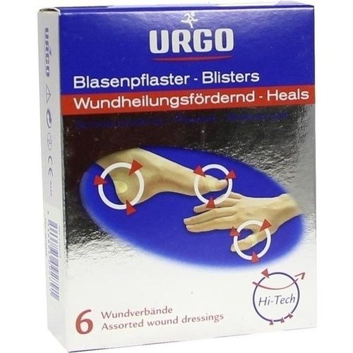 Urgo Blasenpflaster 2 Größen, 6 ST