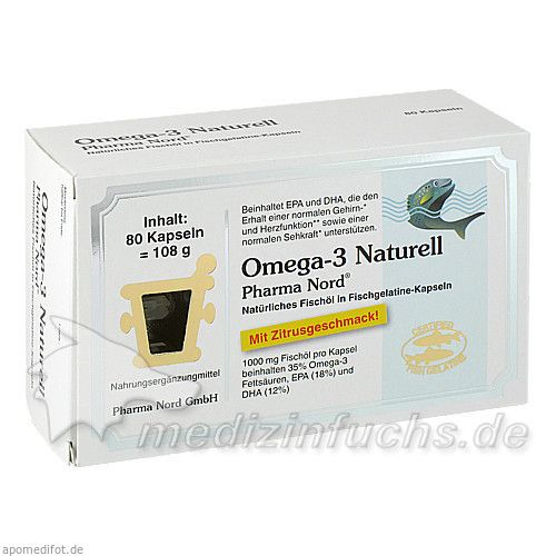 Omega-3 Naturell Pharma Nord, 80 ST