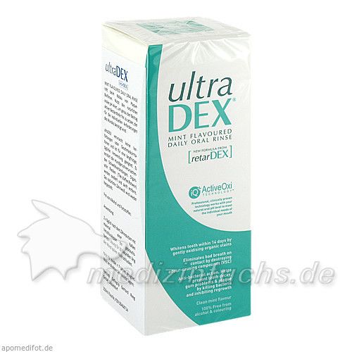 UltraDEX Mundspülung Mint antibakt.Stab.Chlorind, 250 ML