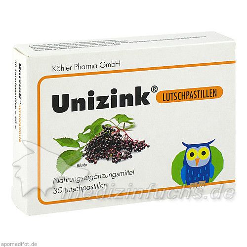 Unizink Lutschpastillen, 30 ST