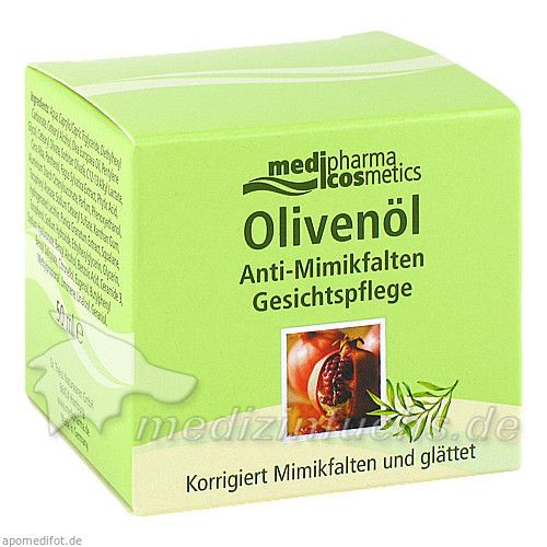 Olivenöl Anti-Mimikfalten Gesichtspflege, 50 ML