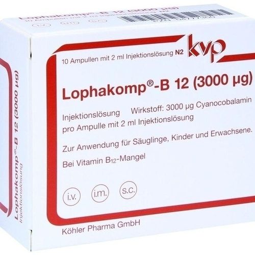 Lophakomp B12-3000mcg, 10X2 ML