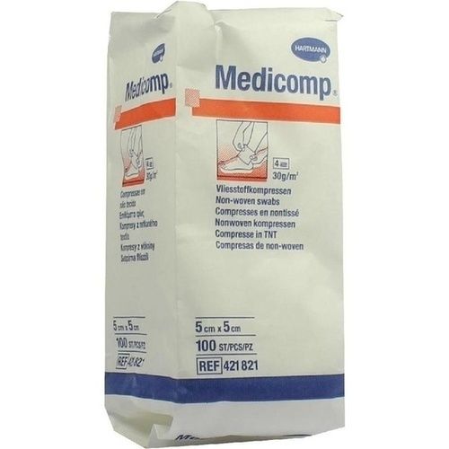 MEDICOMP UNSTERIL 5X5CM, 100 ST