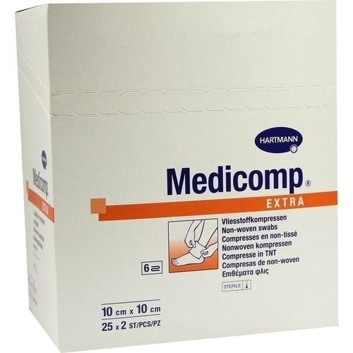 MEDICOMP EXT STERIL10X10CM, 25X2 ST