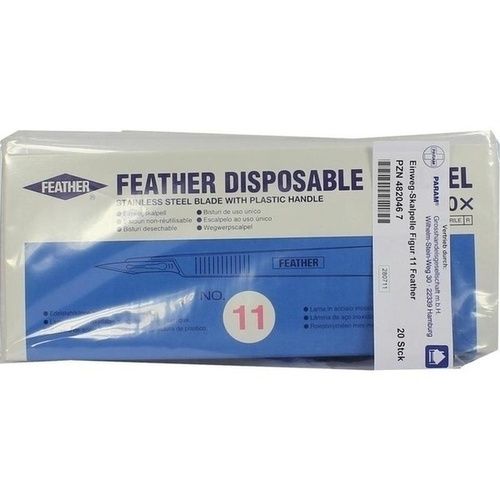 E SKALPELLE FIGUR 11 FEATHER, 20 ST