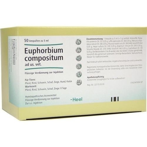 EUPHORBIUM COMPOSITUM ad us.vet.Ampullen, 50X5 ML