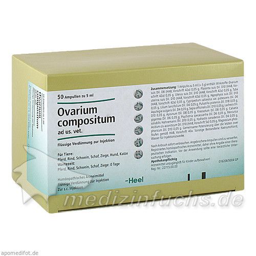 OVARIUM COMPOSITUM ad us.vet.Ampullen, 50X5 ML