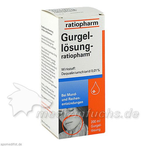 GURGELLOESUNG RATIOPHARM, 200 ML