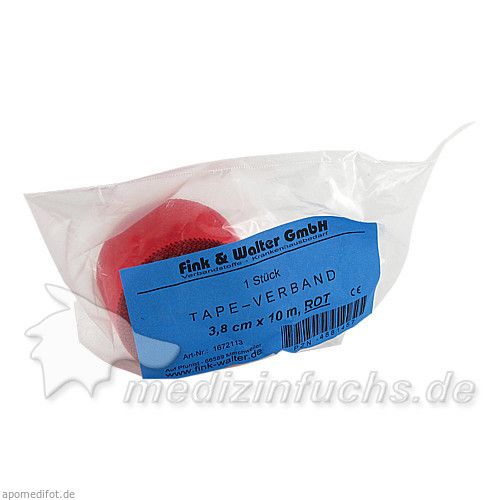 Tape 3.8cmx10m rot, 1 ST