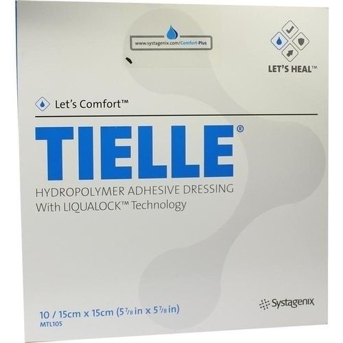 Tielle Hydropolymerverband 15cmx15cm, 10 ST