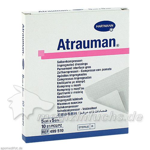 ATRAUMAN STERIL 5X5CM, 10 ST