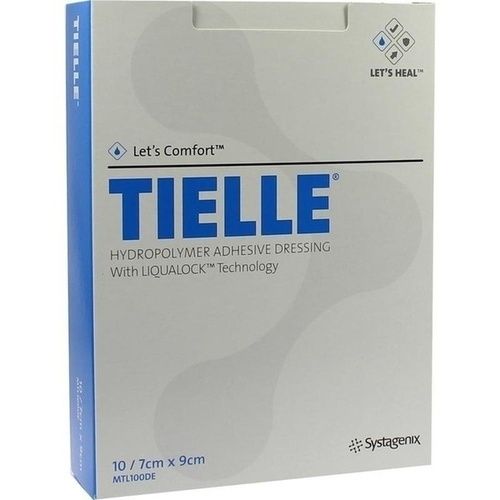 Tielle Hydropolymerverband 7cmx9cm, 10 ST