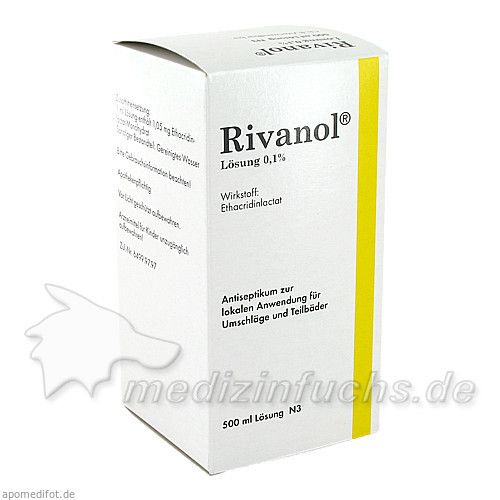 RIVANOL LOESUNG 0.1%, 500 ML