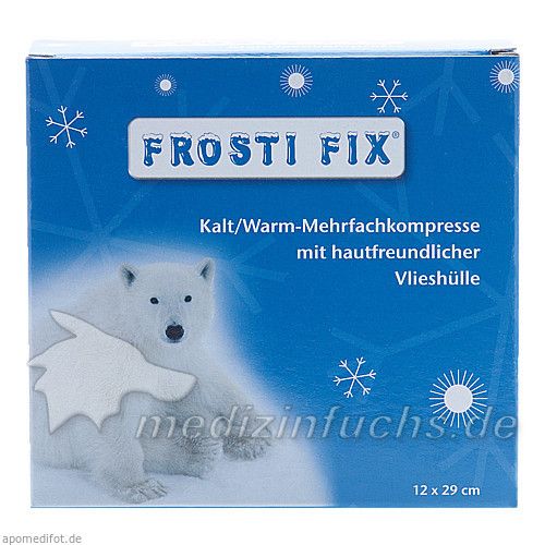 Kalt-Warm-Kompresse 12x29cm blau Vliest.FrostiFix, 1 ST