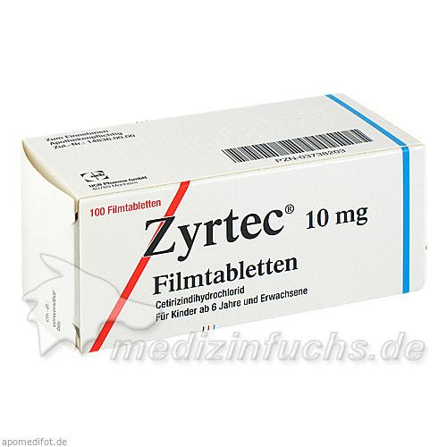 ZYRTEC Filmtabletten, 100 ST