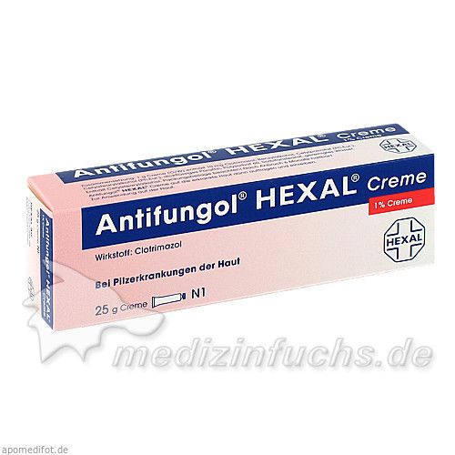 ANTIFUNGOL HEXAL Creme, 25 G