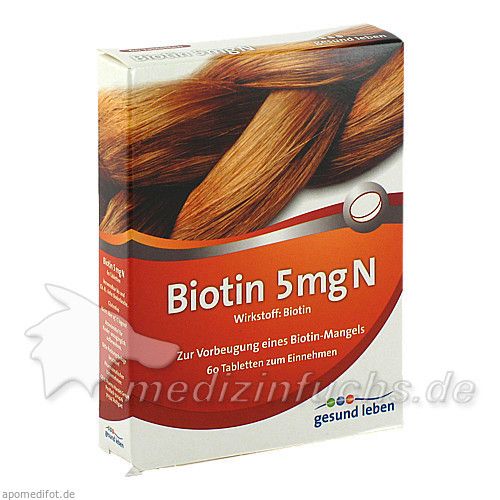 gesund leben Biotin 5 mg N, 60 ST