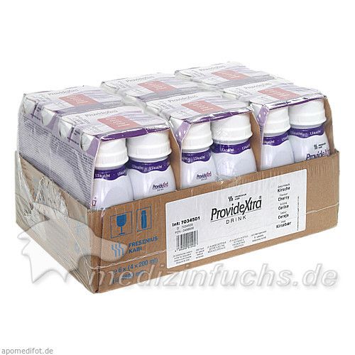 ProvideXtra DRINK Kirsche Trinkflasche, 6X4X200 ML