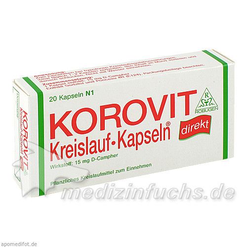 Korovit Kreislauf-Kapseln, 20 ST