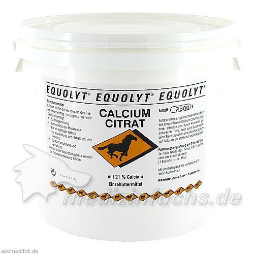 EQUOLYT Calciumcitrat, 2.5 KG