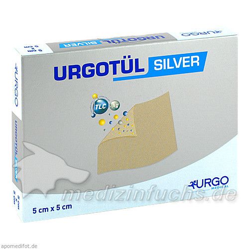 Urgotül Silver 5x5cm, 10 ST