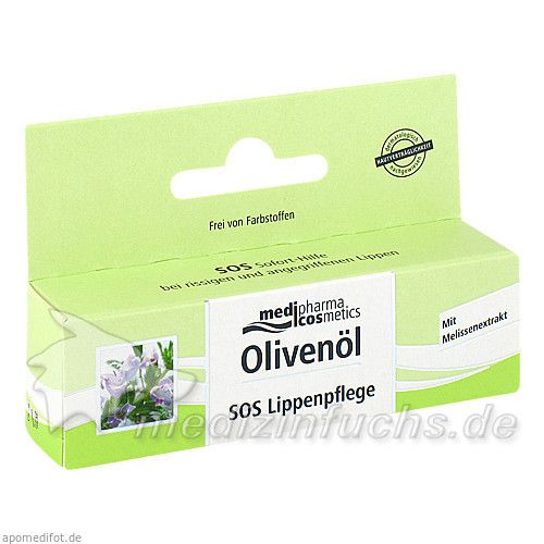 Olivenöl SOS Lippenpflege, 7 ML