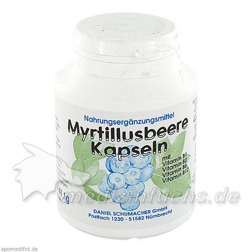 Myrtillusbeere Kapseln, 100 ST