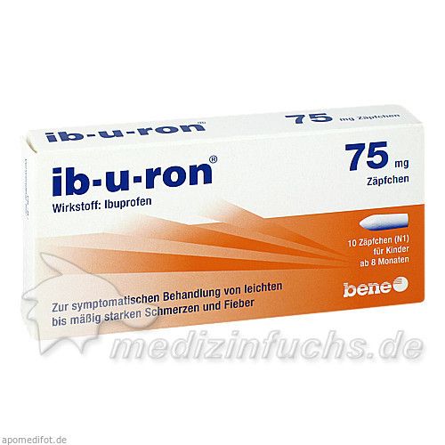 ib-u-ron 75mg Zäpfchen, 10 ST