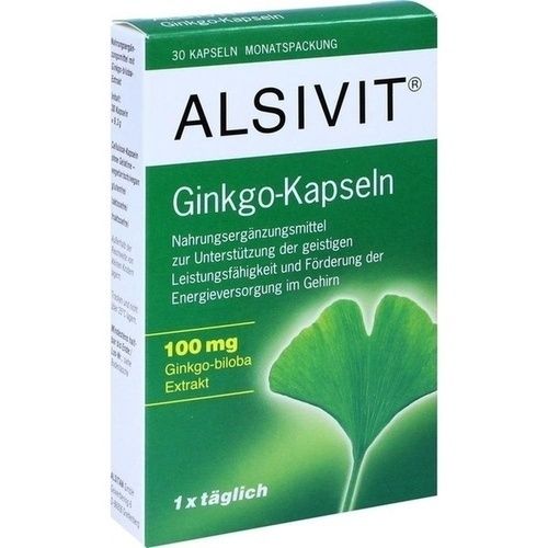 Ginkgo 100 mg ALSIVIT Kapseln, 30 ST