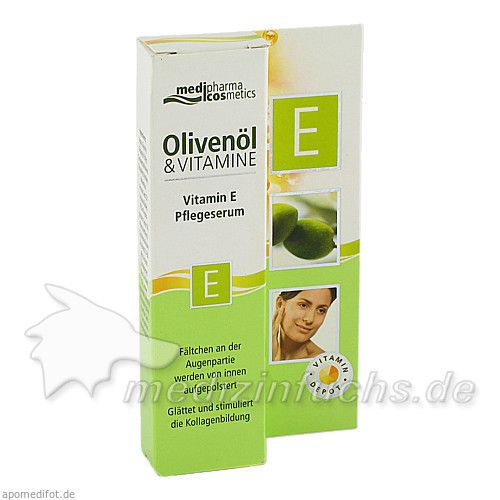 Olivenöl & Vitamin E Pflegeserum, 15 ML