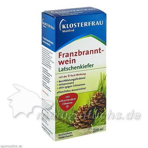 Klosterfrau Franzbranntwein Dosierfl.Latschenkief., 200 ML