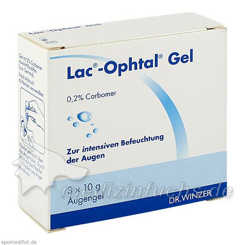 Lac-Ophtal Gel, 3X10 G