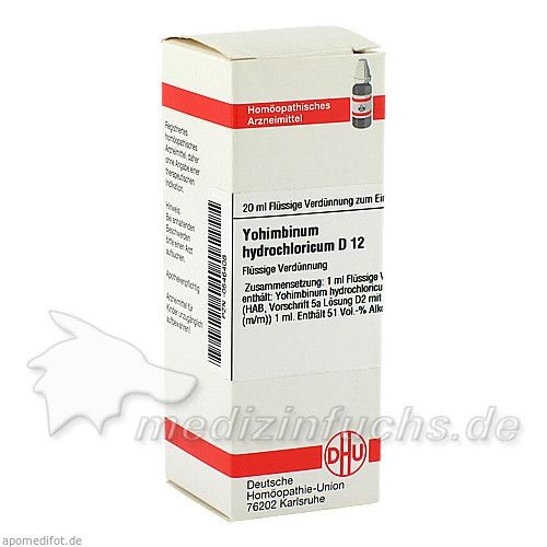 YOHIMBINUM HYDROCHLORICUM D 12 Dilution, 20 ML