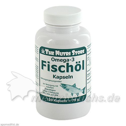 Omega-3 Fischöl Kapseln 500mg, 120 ST