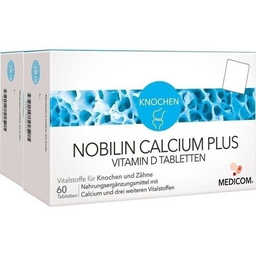 Nobilin Calcium Plus Vitamin D, 2X60 ST