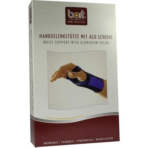 BORT Handgelenkstütze Aluschiene re schwarz xs, 1 ST