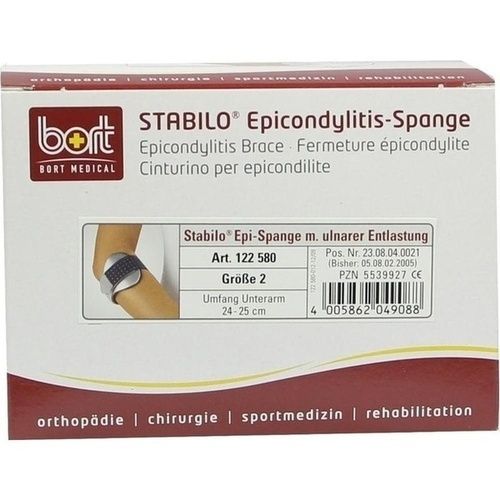 BORT Stabilo Epicondylitis-Spange grau Größe 2, 1 ST